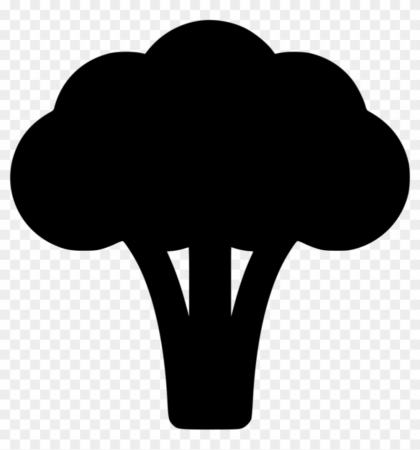 Broccoli At Getdrawings Com Free For Personal - Free Cartoon Broccoli Silhouette #1419832
