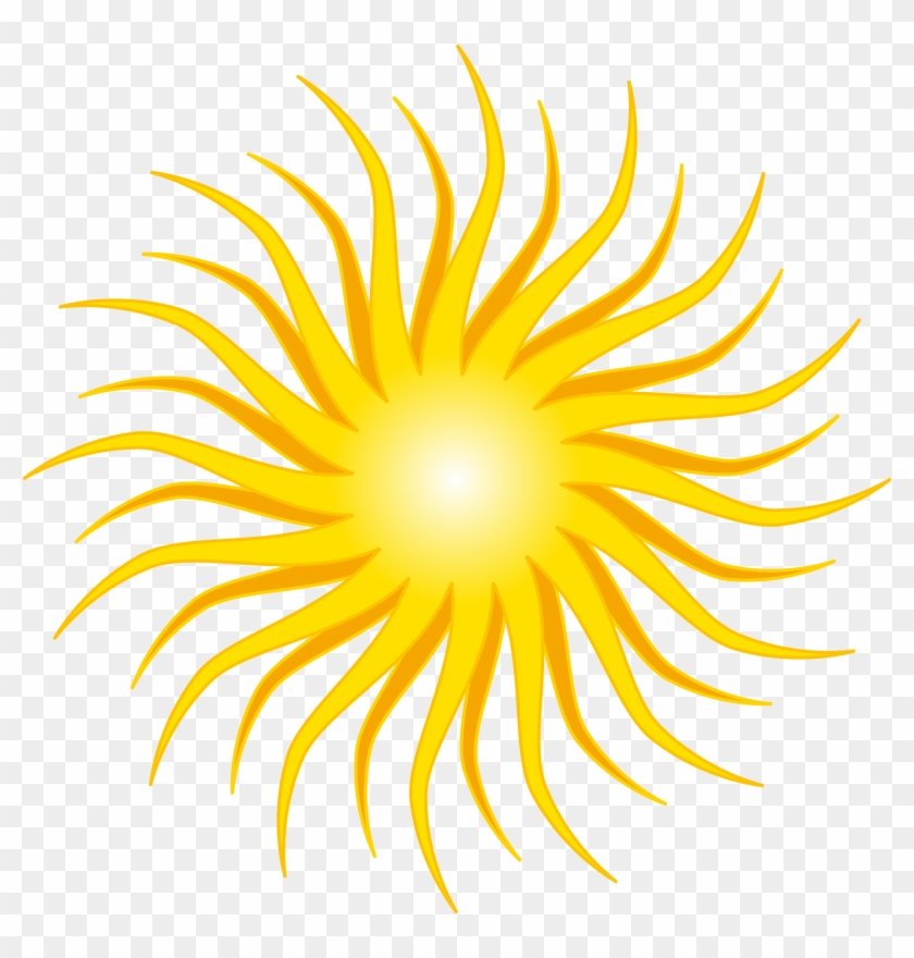 Clip Art Yellow Transprent Png Free - Sun Logo Black Background #1420638