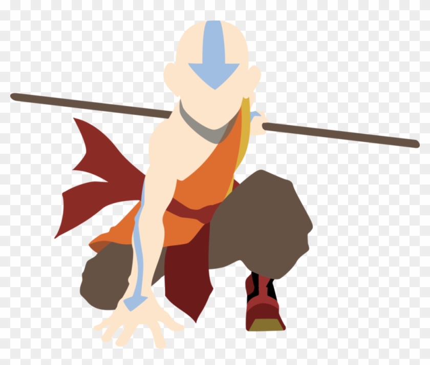 Banner Black And White Download Aang By Cgagunga On - Avatar The Last Airbender Minimalist #1421466