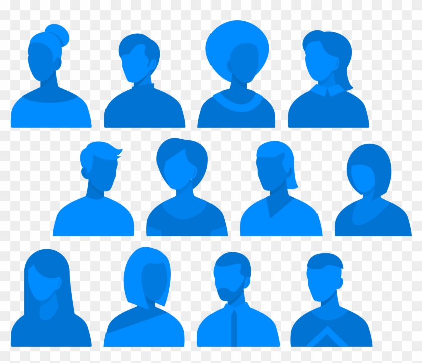 People Bg Welcome Section - Blue #1421515