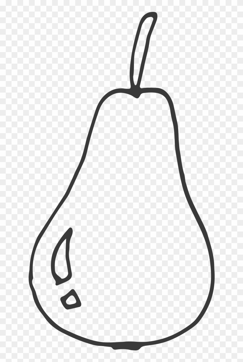 Crayon Clipart Black And White Subtractive Drawing - Pera Blanco Y Negro #1421569