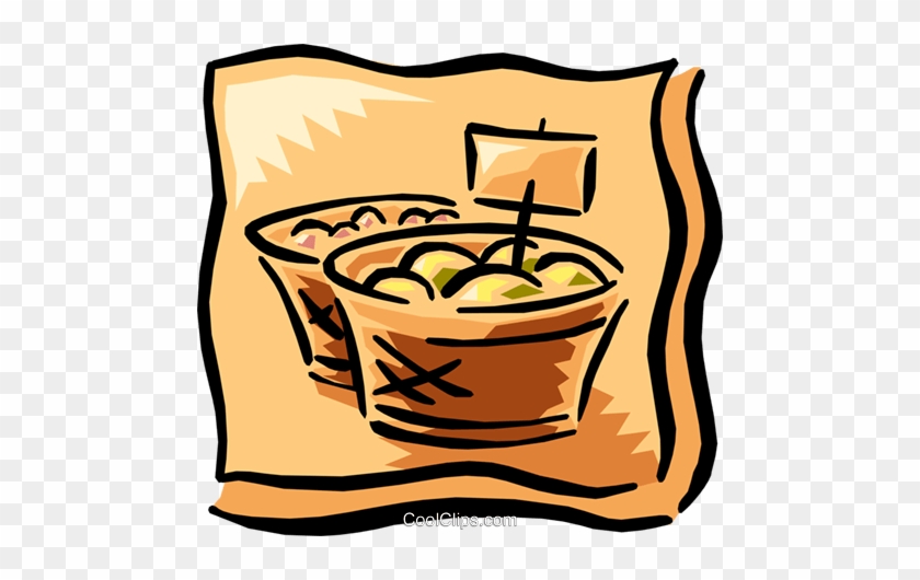 Fresh Produce Royalty Free Vector Clip Art Illustration - Apples Clipart #1421854