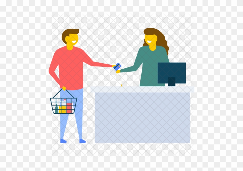 Clipart Black And White Stock Buy Clipart Checkout - Cash Counter Customer #1422446