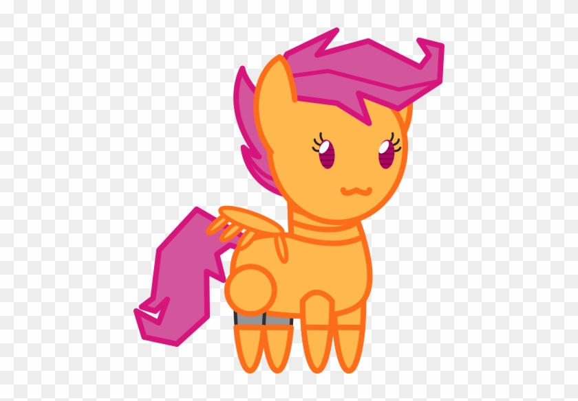 Enjoy A Scootbot Chibi @ask Melissa And The Band Look - My Little Pony: Friendship Is Magic #1422903