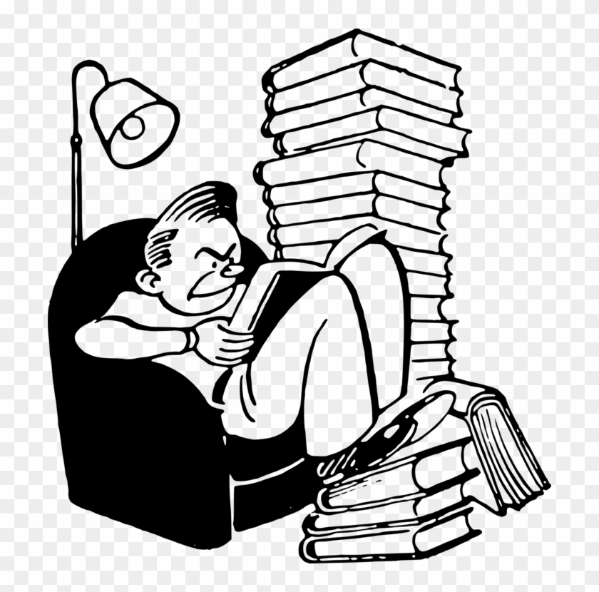 Reading Book Computer Icons Study Skills Drawing - People Reading Books Clip Art #1423175