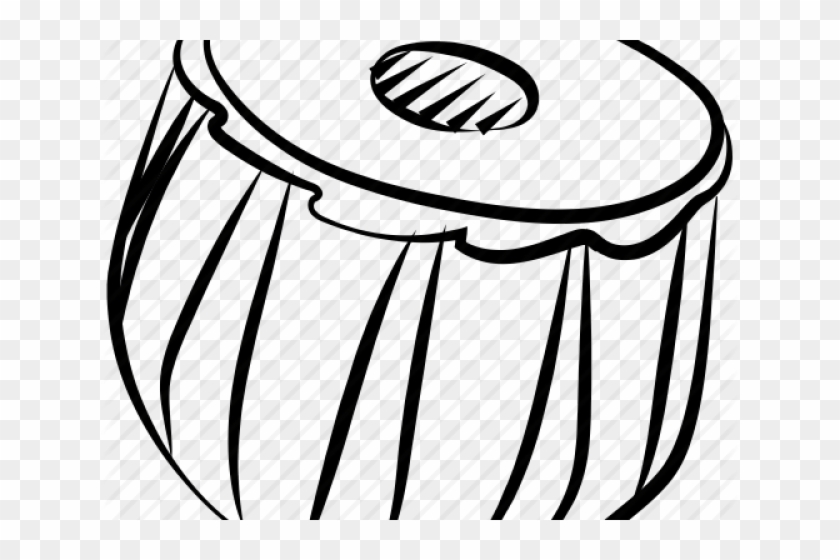 Drum Clipart Tabla - Tabla Drawing #1423201