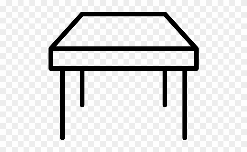 Clipart Black And White - Table Clipart Png Black And White #1423225