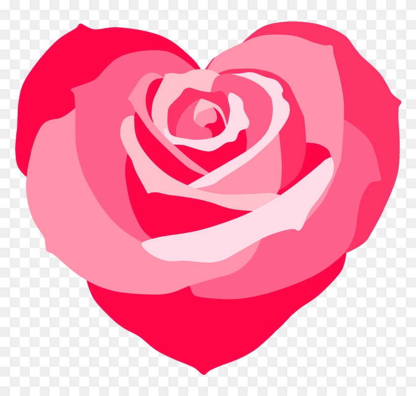 Heart Rose Clip Art By Jazmir97 - Floribunda #1423436