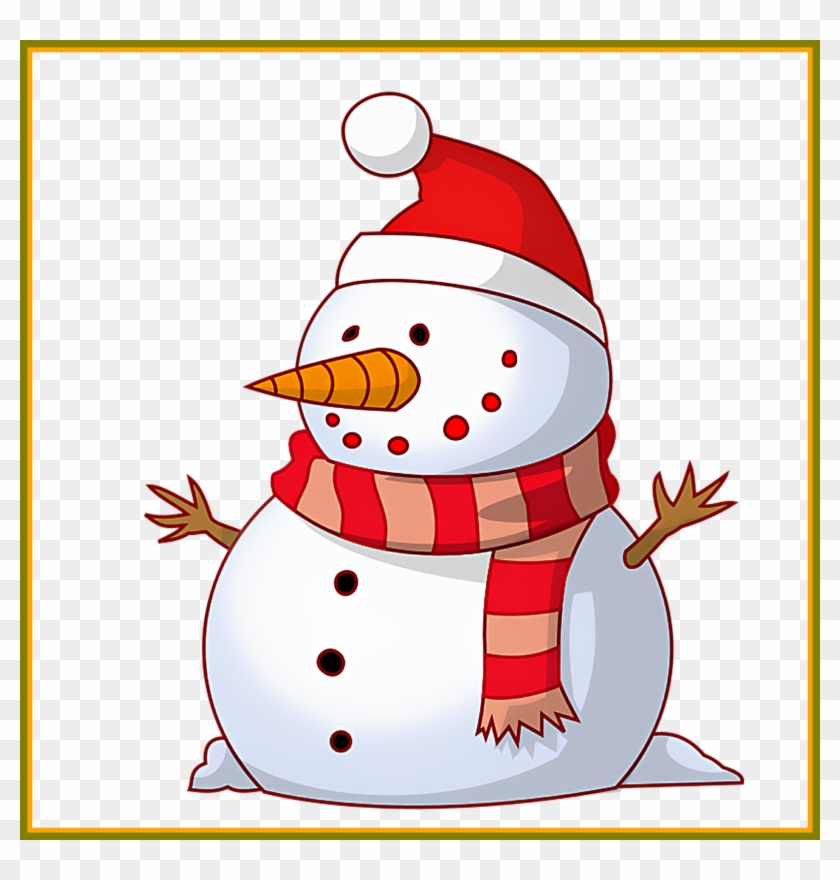Memory Clipart Concept - Merry Christmas Snowman Clipart #1423596