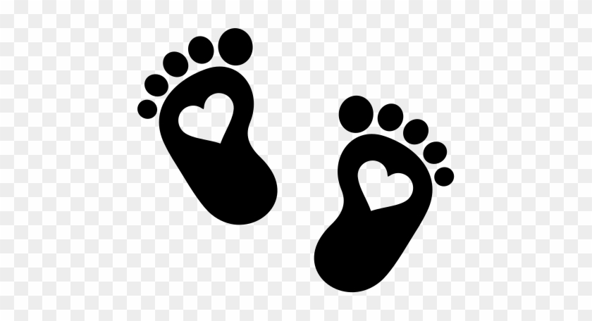 Motiv T-shirts Selbst Gestalten - Baby Footprint Icon #1423744