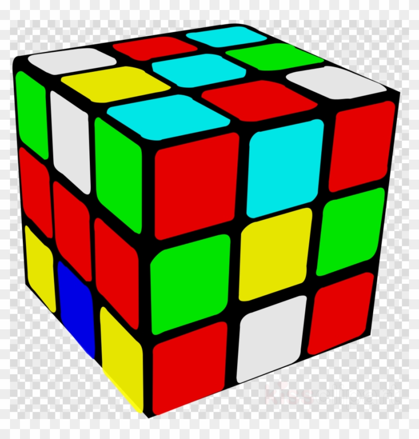 80s Rubix Cube Clipart Rubik's Cube Clip Art - Surface Area Of A Rubix Cube #1424782
