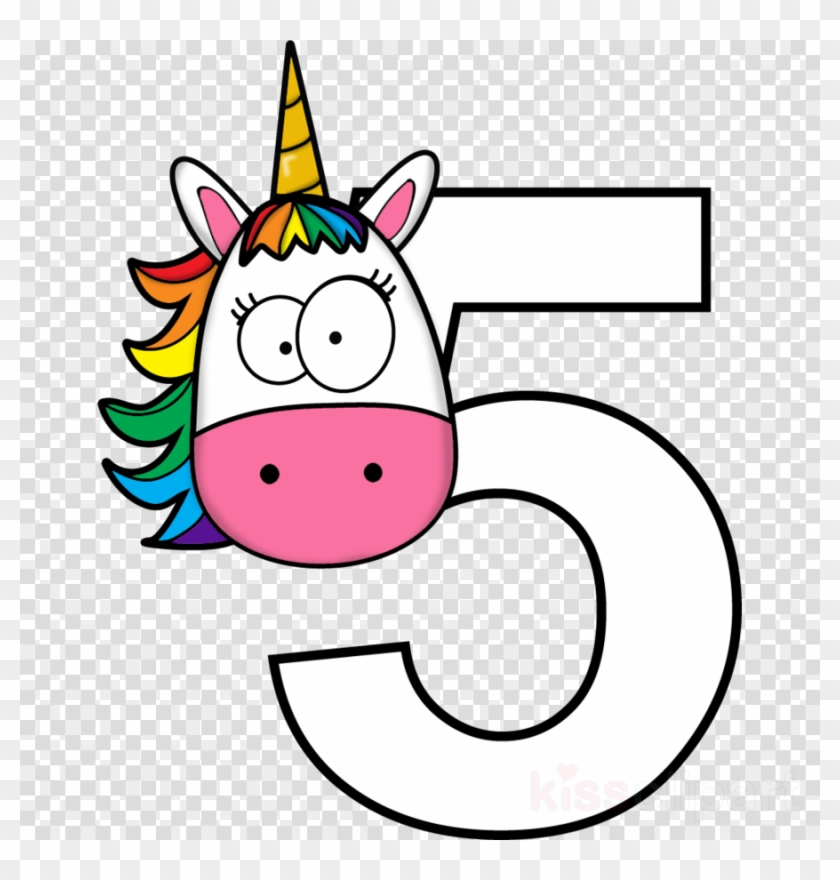 Unicorn Numbers Png Clipart Unicorn Clip Art - Sayılar Clipart #1424967