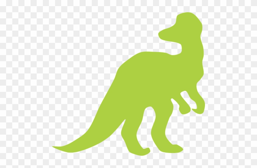 Silueta Dinosaurio A Color #1425354