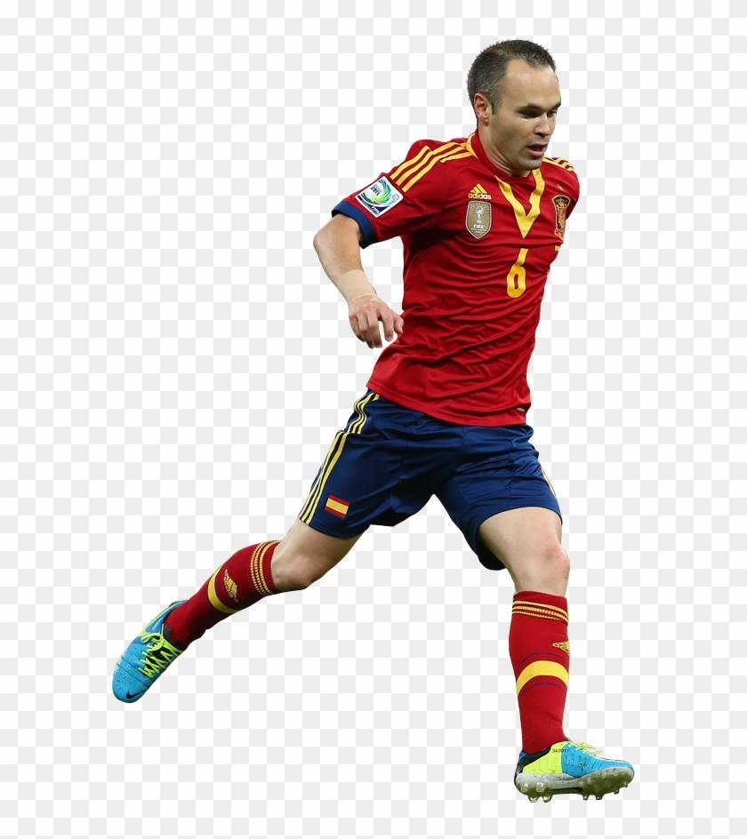 Andreas Iniesta Render By Furkancbc On Deviantart Clip - Andres Iniesta Spain Png #1425525