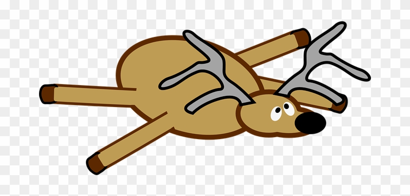 Sleigh Clipart Crashed - Reindeer Clipart Head #1425686