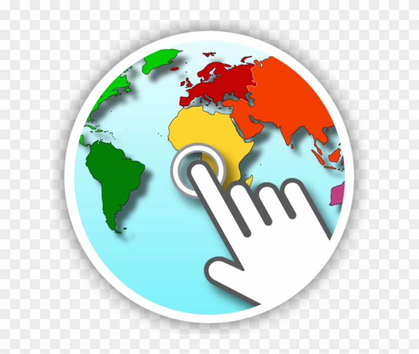 Geography Clipart Continent Asia - World Map #1425995