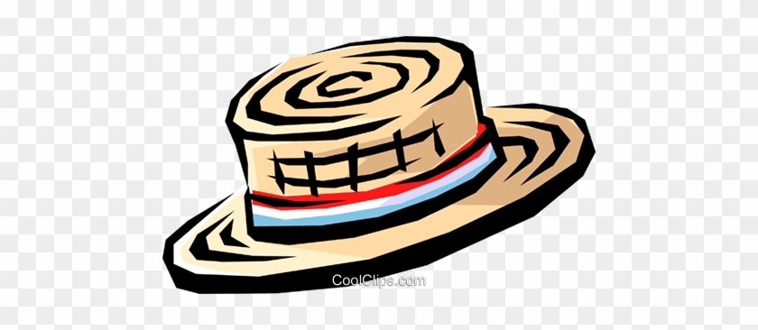 Straw Hat Royalty Free Vector Clip Art Illustration - Chapeu De Palha Png #1426490