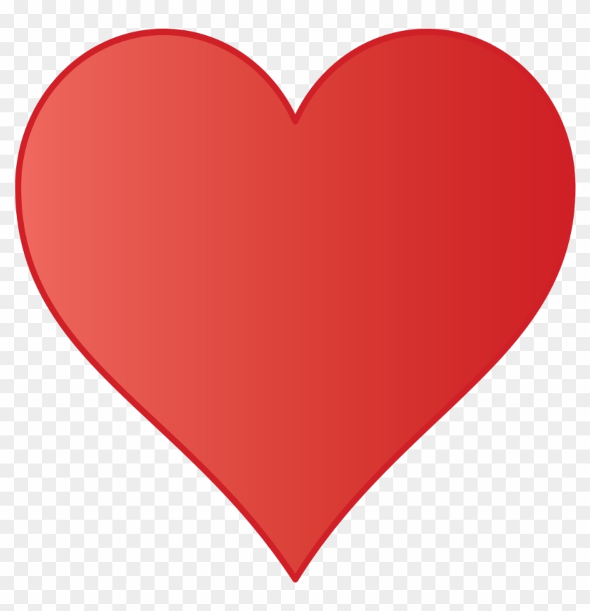 File - Suithearts - Svg - Cartoon Heart Transparent Background #1426699