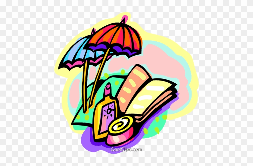 Book, Sunscreen, Umbrellas Royalty Free Vector Clip - Cancer #1427949