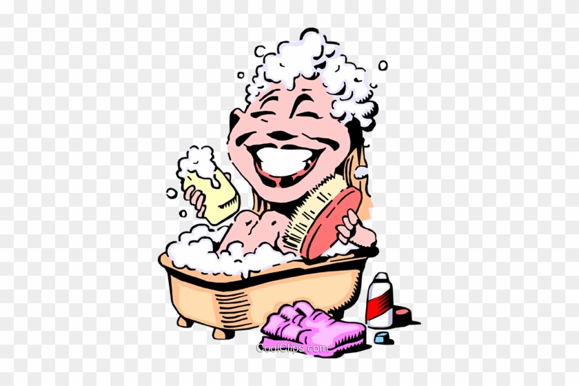 Cartoon Date Royalty Free Vector Clip Art Illustration - Personal Hygiene And Grooming Animated Clipart #1428406