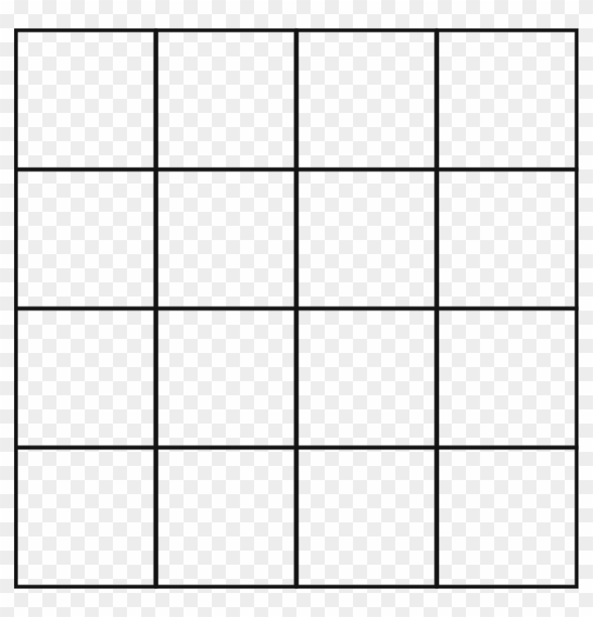 Symmetry Clipart Paper Line Angle - 4 By 4 Bingo Card #1428536