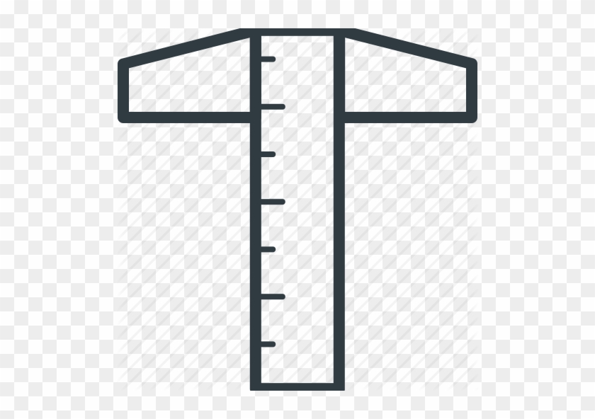 Download T Ruler Clipart T-square Ruler Ruler Architecture - T Square Vector #1428658