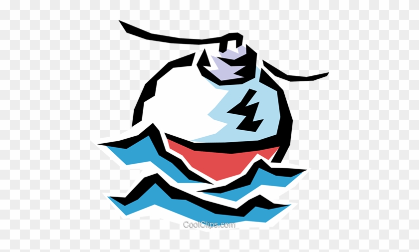 Fishing Float Royalty Free Vector Clip Art Illustration - Fishing Float Royalty Free Vector Clip Art Illustration #1428738