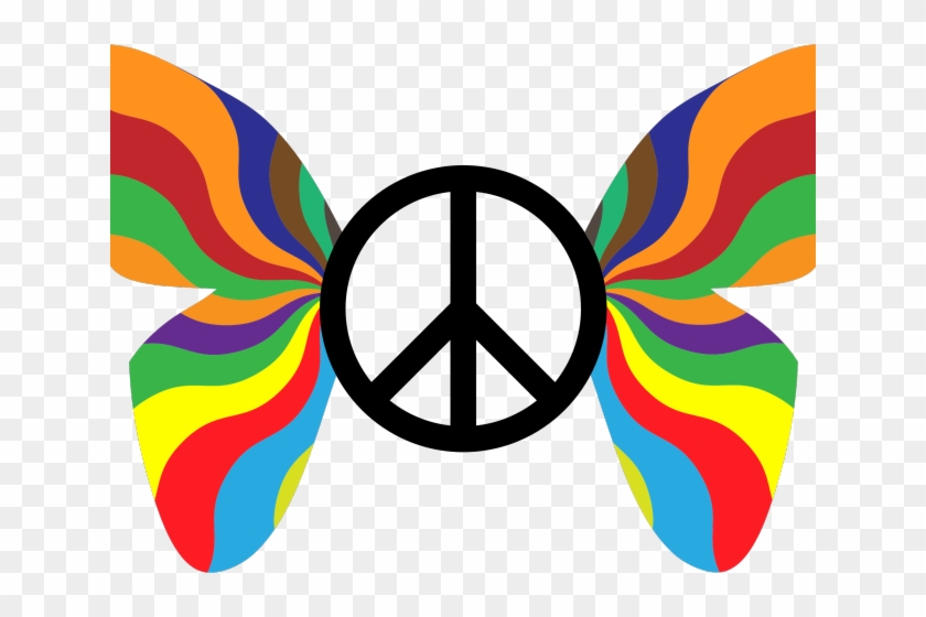 Peace Sign Clipart Neon - Peace Vector #1428958