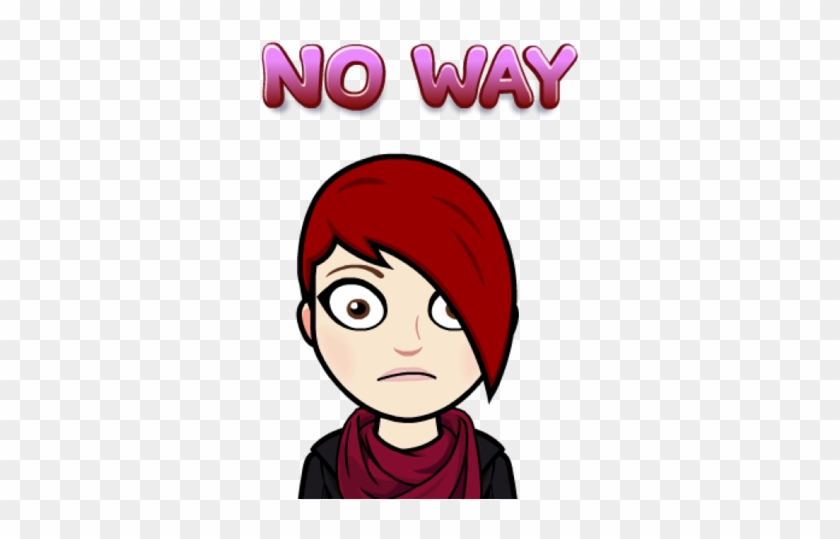 She Was Quite Offended When I Suggested That Prior - No Way Bitmoji #1429627