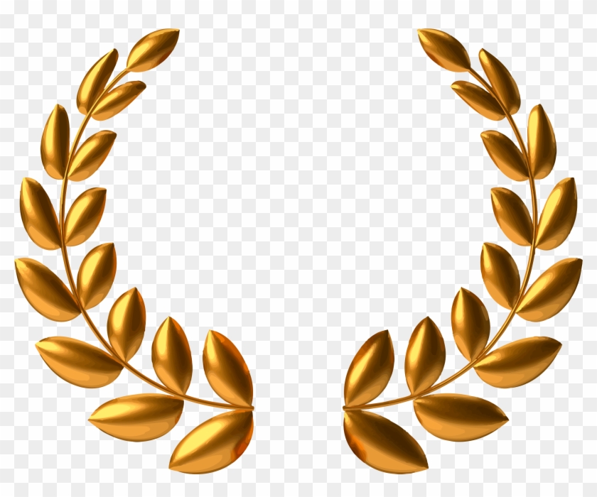 Bronze Wreath - Gold Wreath Vector Png #1430159