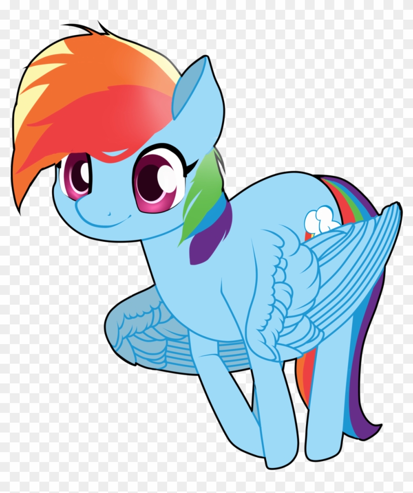Sofilut, Rainbow Dash, Safe, Simple Background, Smiling, - Cartoon #1430445