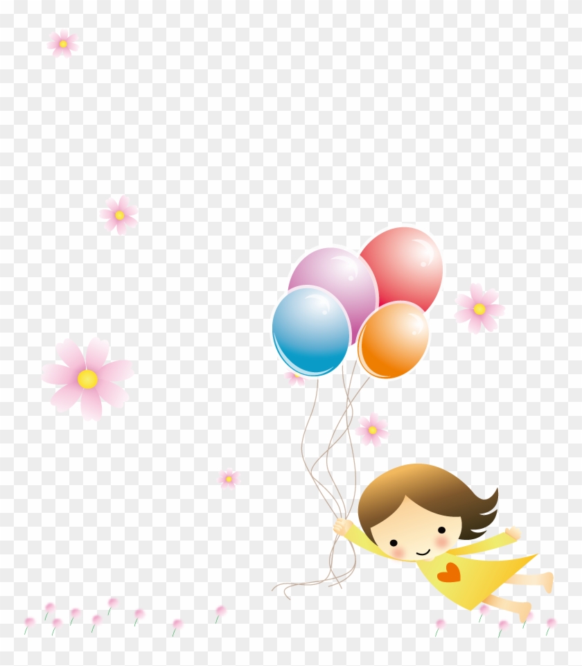 Holding Balloons Silhouette At Getdrawings Com Free - 儿童 节 #1430682