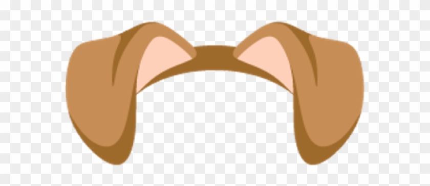 Snapchat Clipart Puppy - Dog Ears Png #1430998