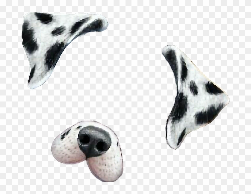 Snapchat Filters Clipart Dalmatian - Snapchat Dog Filter Png #1431014