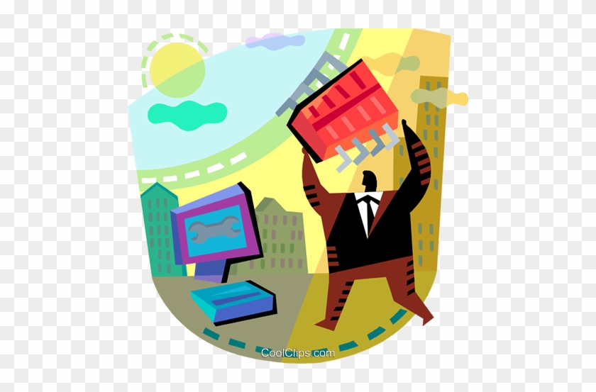 Computer Service And Repair Royalty Free Vector Clip - Computer Service And Repair Royalty Free Vector Clip #1431285