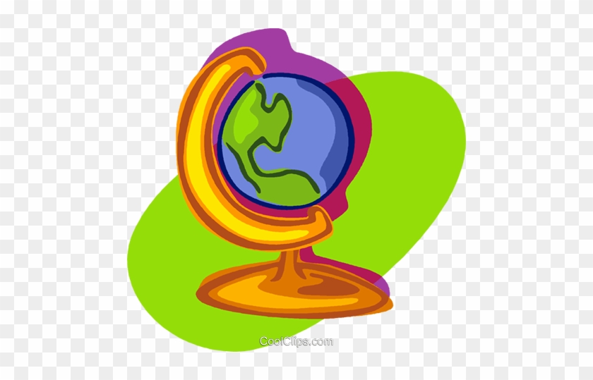 Globe Royalty Free Vector Clip Art Illustration - Globe Royalty Free Vector Clip Art Illustration #1431508