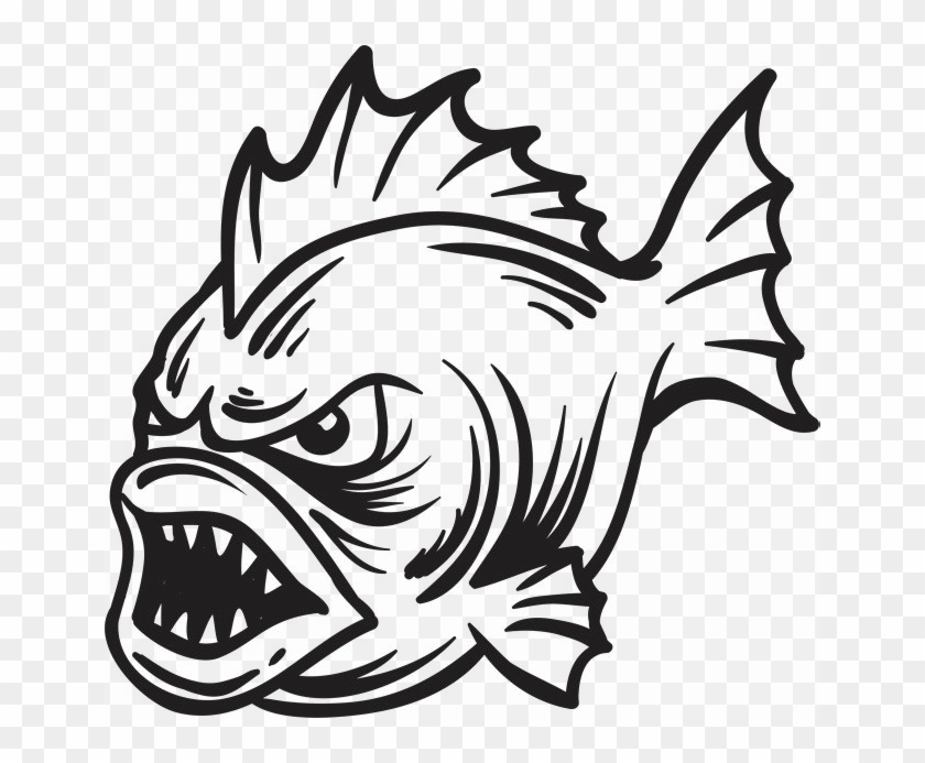 Piranha Png Hd - Pirañas Para Pintar #1431785