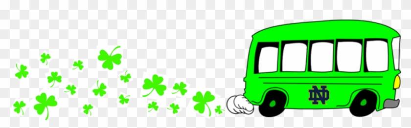 Nd Football Bus Trip To Va Tech - Pink Bus Clip Art #1431884