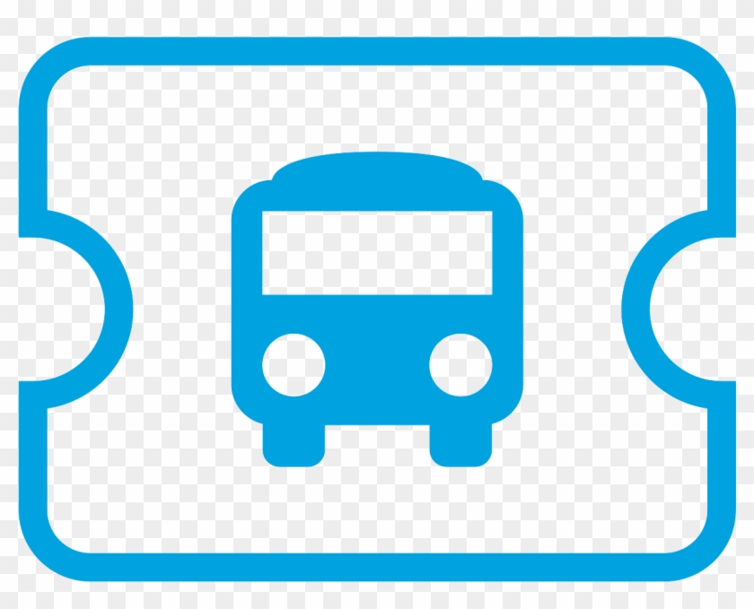 Ticket Decorated With A Bus - Ticket Decorated With A Bus #1431904