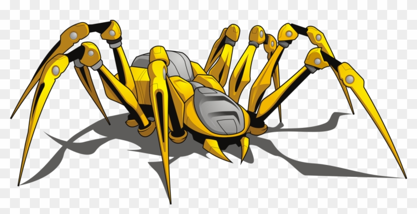 Cook Food Clipart - Yellow Spider Png #1432392
