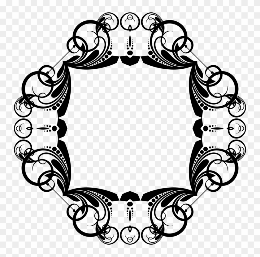 All Photo Png Clipart - Moldura Oval Preta Png #1432580