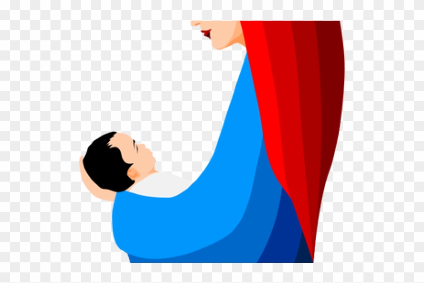 Mother And Baby Clipart Ibu - 聖母 マリア フリー イラスト #1432687