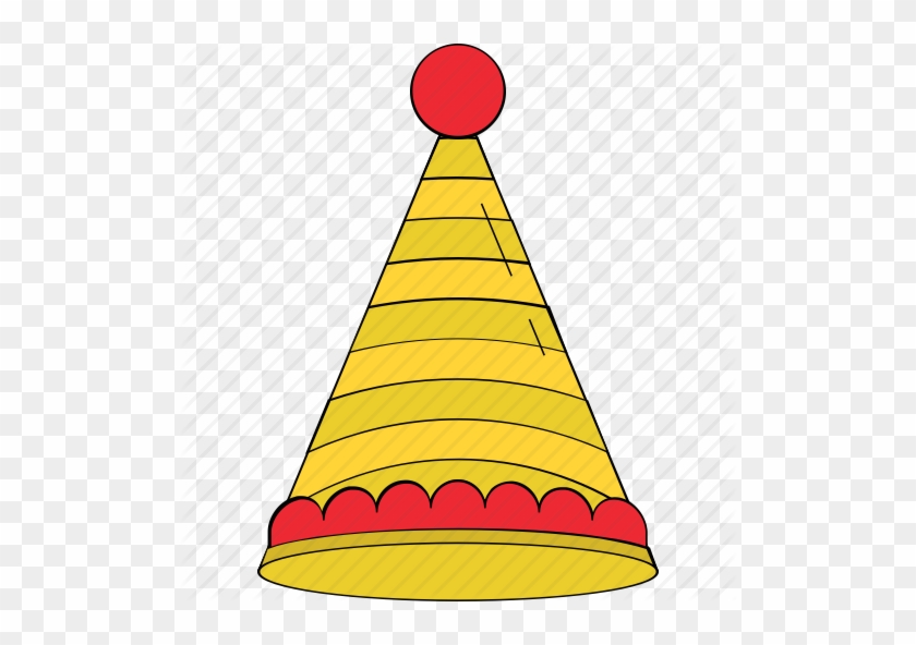 Cone Clipart Clown Hat - Hat #1433415