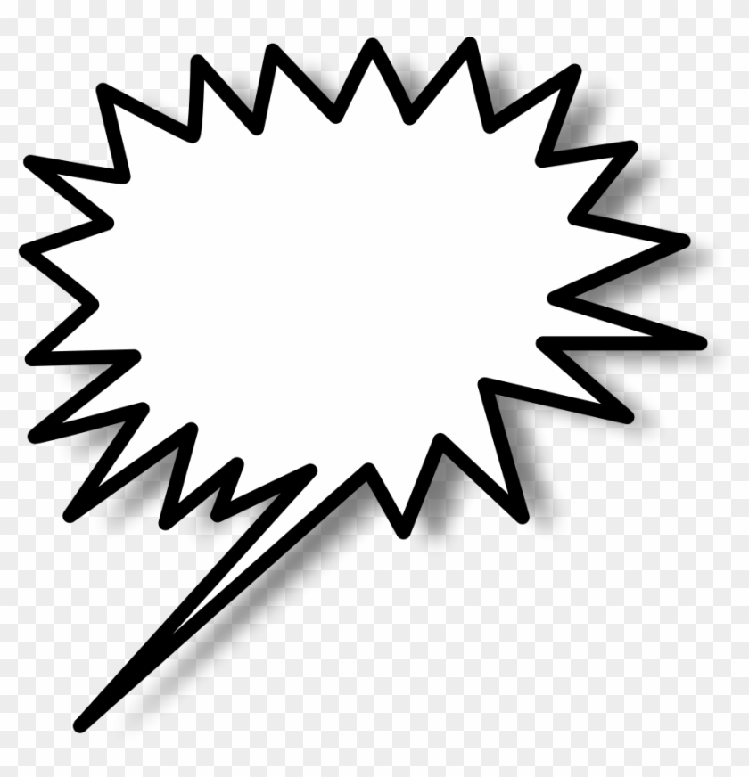 Callout Star Left Clipart - Create & Draw Your Own Comics Blank Notebook: Blank #222434