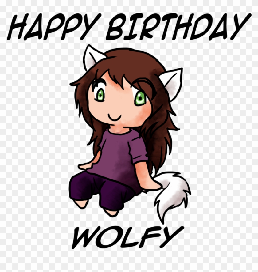 Happy Birthday Wolfy By Yinyangswings - Cartoon #223046