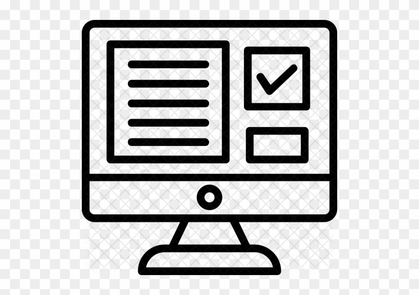 Online Registration Icon - Online Application Form Vector #223510