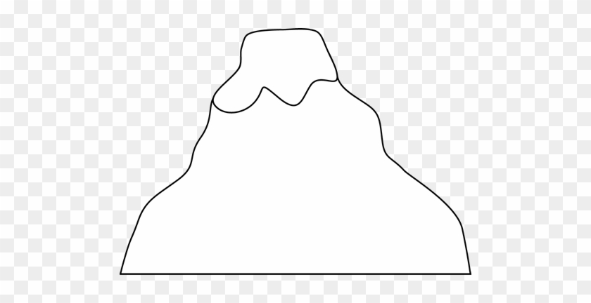 Volcano Clipart Black And White - Volcanoes Clipart Black And White #223582