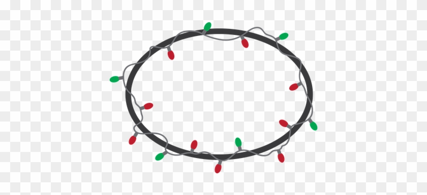 Weihnachten Licht Frame, Rahmen - Christmas Lights Frames Png #224233