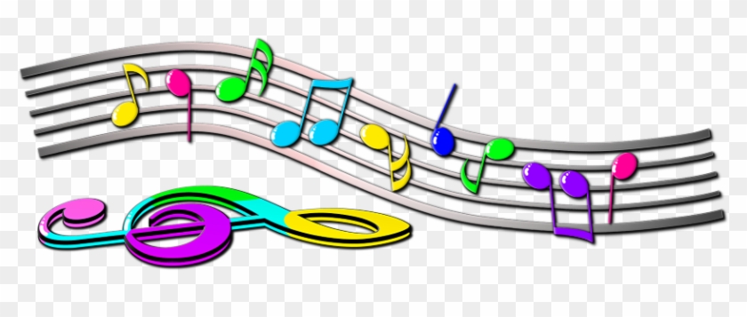 Hinweis, Resultate, Schlüssel, Melodie - Musical Notes Symbol In Colors #224334