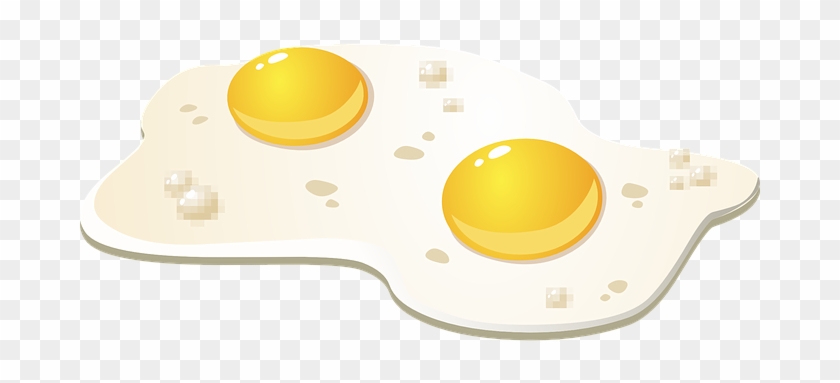 Eier Frühstück Dotter Eigelb Eiweiß Braten - Fried Eggs Transparent #224645